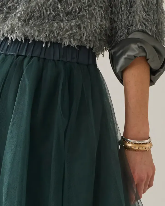 Summum, grønt tyllskjørt