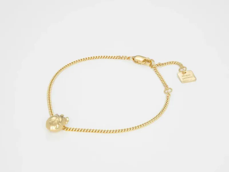 Bjørg Jewellery, Human heart bracelet, gold plated