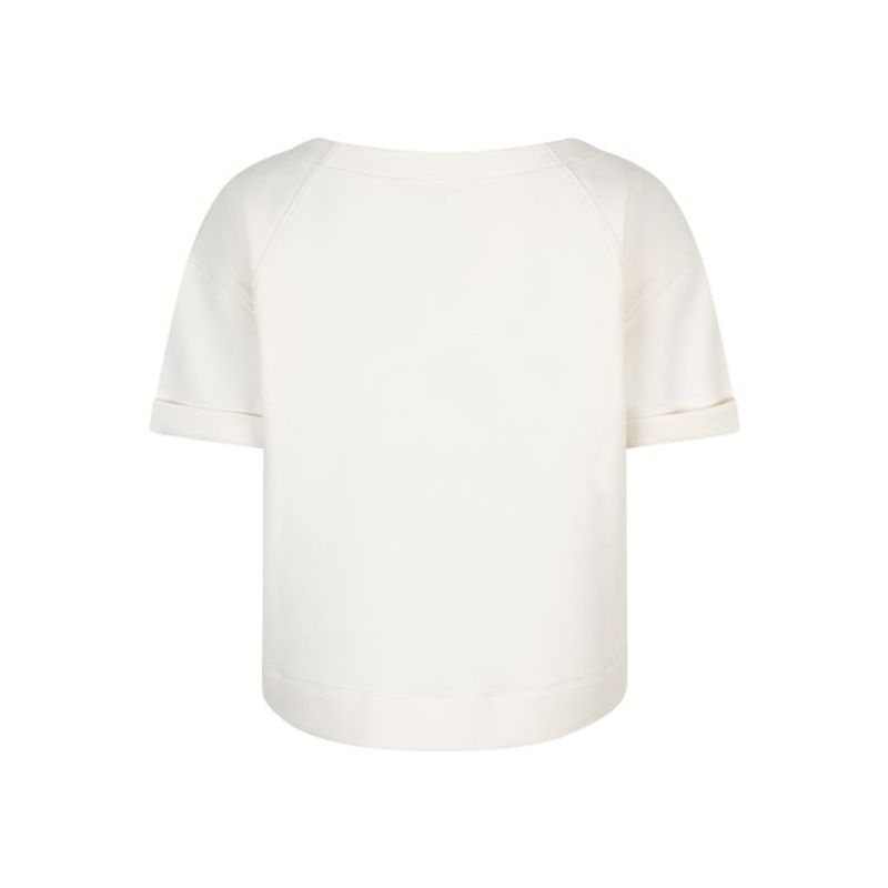 Red Button Skyler scuba top, color Ecru