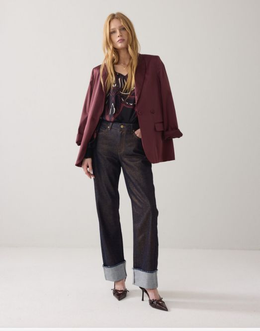 Hovedbilde Summum bronze coated dark blue denim jeans