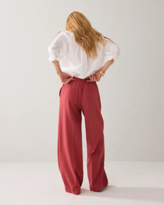 Hovedbilde Summum dressbukse, naturhvit eller mursteinsrød