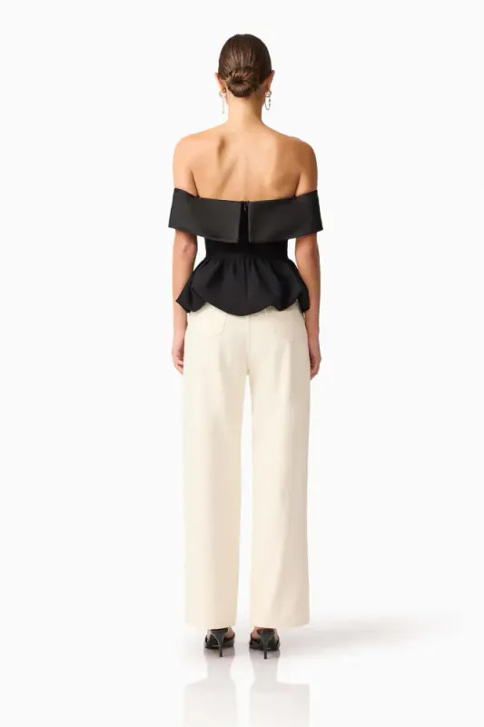 Elliat, Sorrel off the shoulder top, sort