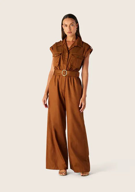 Hovedbilde MOS the label, Rita jump suit, beige eller brun