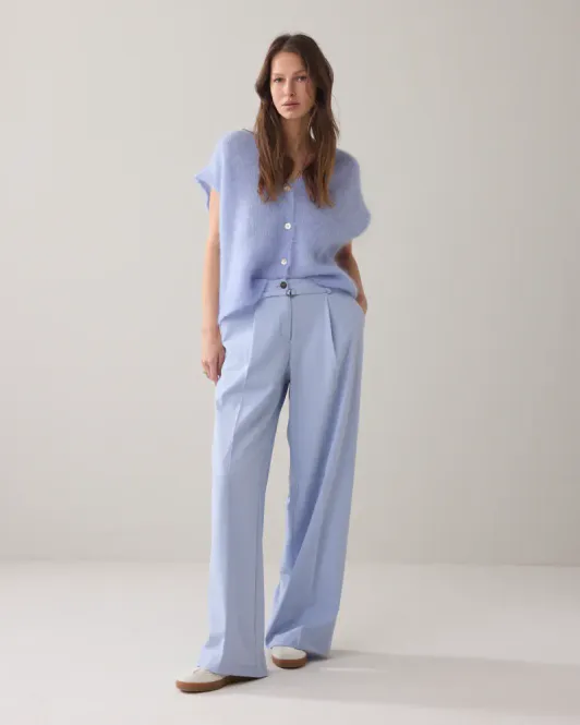 Hovedbilde Summum, wide leg trousers, lys blå