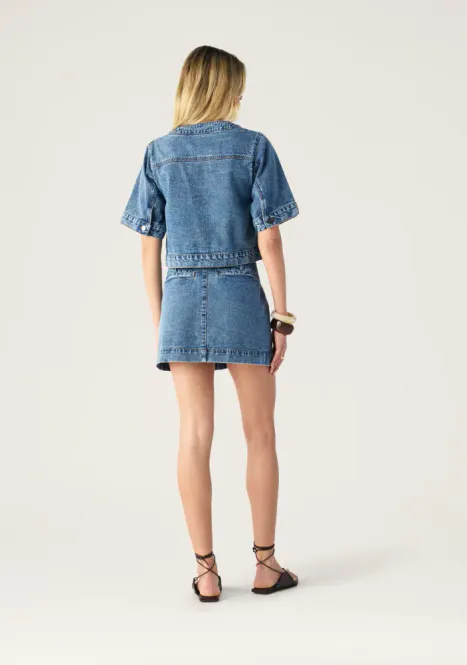 Hovedbilde Aveline denim topp, denimblå