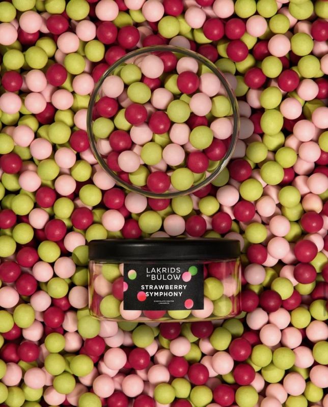 Lakrids by Bülow, large 515 g, strawberry symphony