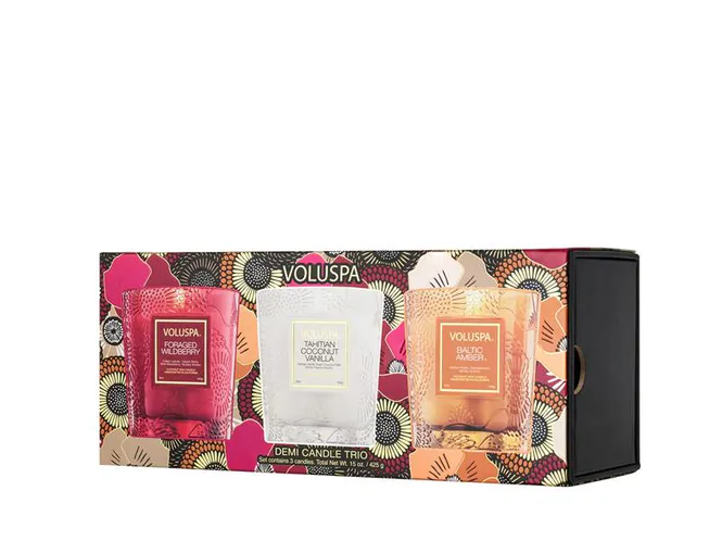 Hovedbilde Voluspa giftbox icons demi candle trio