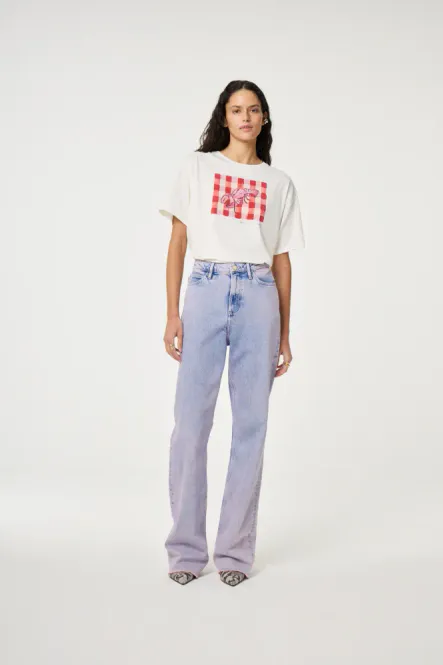Hovedbilde Fabienne Fay t-shirt, rød/rosa lobster print