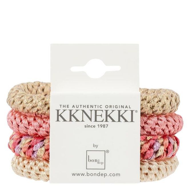 Hovedbilde Kknekki hårstrikk,  bundle 4 pk, 4 ulike ...